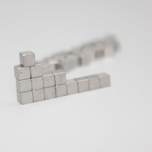 Tungsten Alloy Cube Military Fittings 3.5*3.5*3.5mm